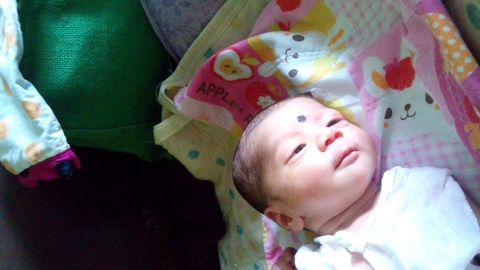 baby boy born to a difficult case of fertility